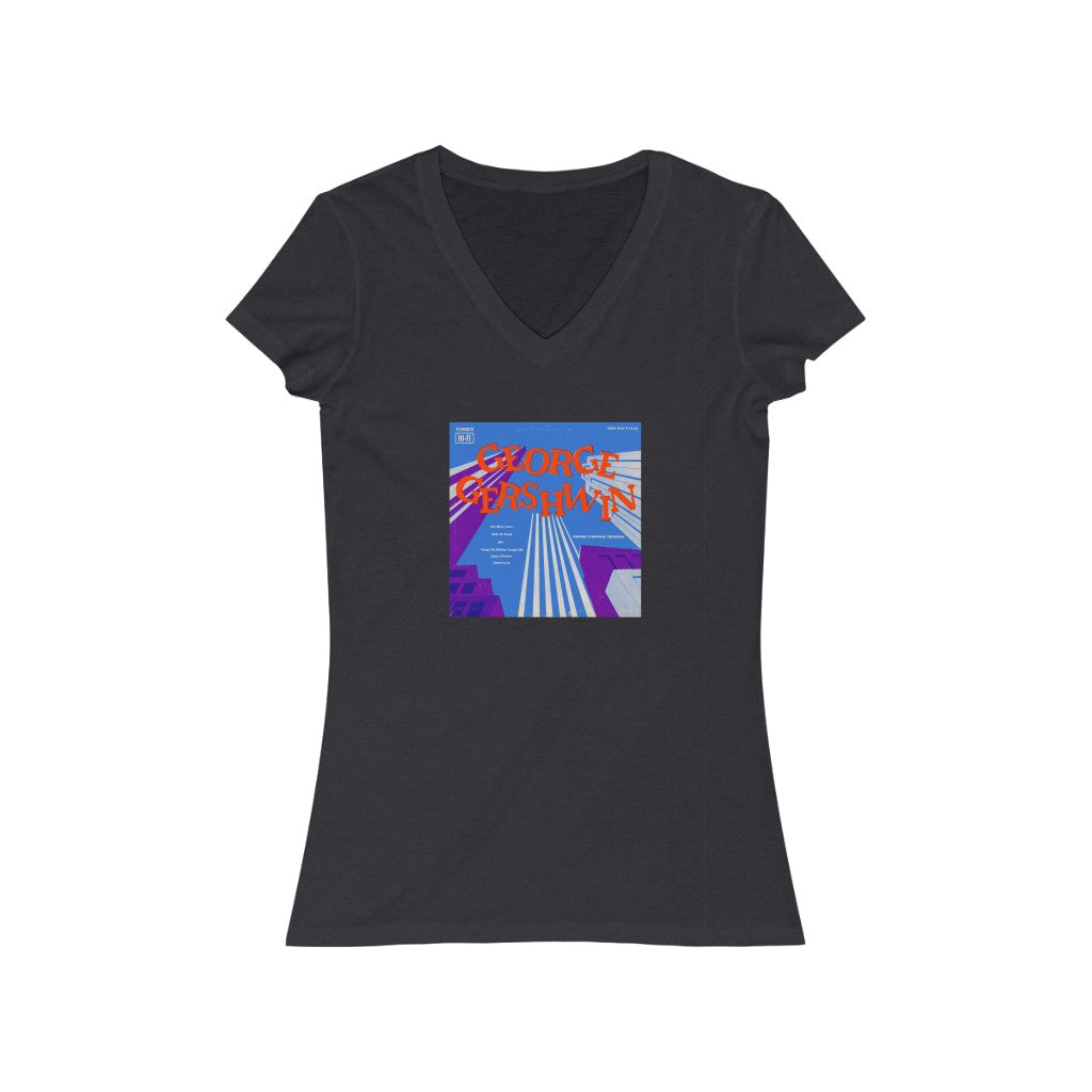 Gershwin - Women's Jersey Short Sleeve V-Neck Tee