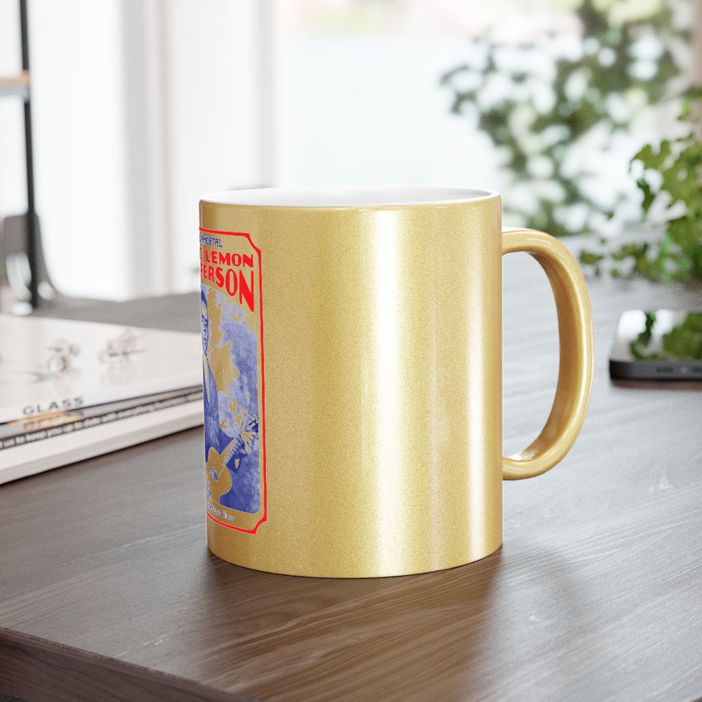 Blind Lemon Jefferson - Metallic Mug (Silver or Gold)