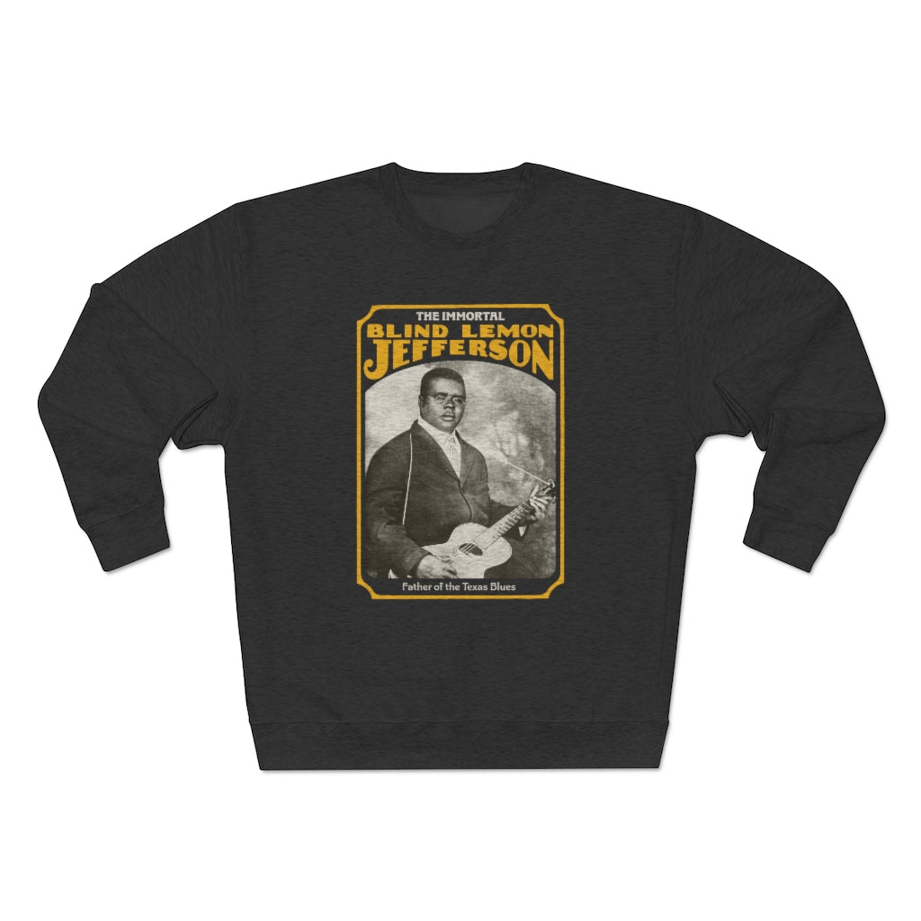 Blind Lemon Jefferson - Unisex Premium Crewneck Sweatshirt