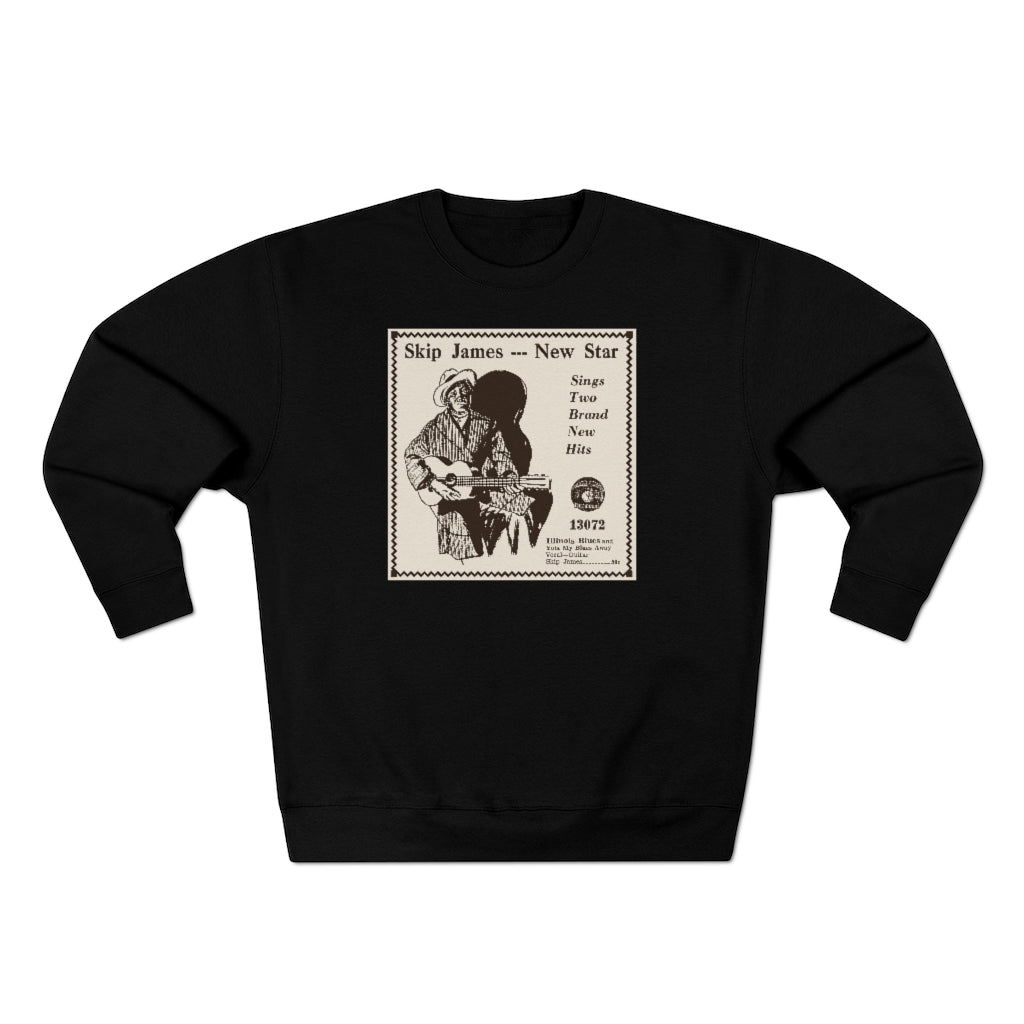 Skip James - Unisex Premium Crewneck Sweatshirt