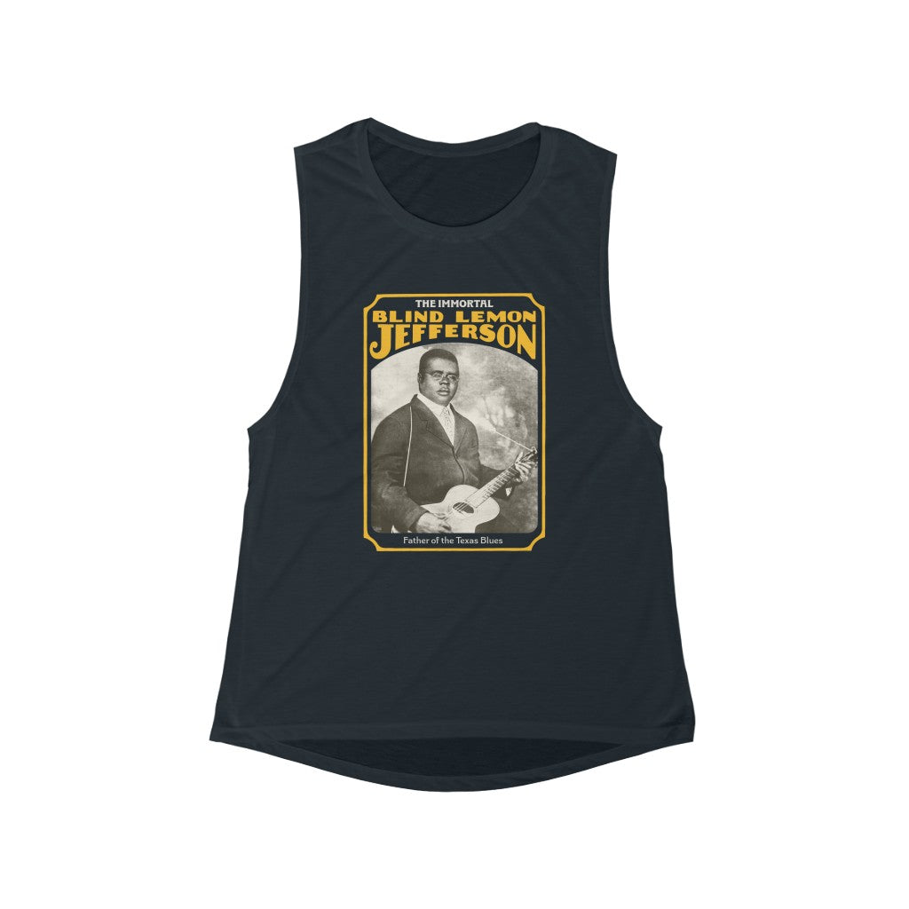 Blind Lemon Jefferson - Women's Flowy Scoop Muscle Tank