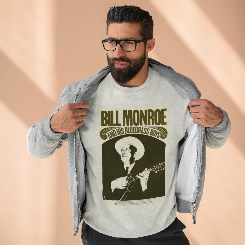 Bill Monroe - Unisex Premium Crewneck Sweatshirt