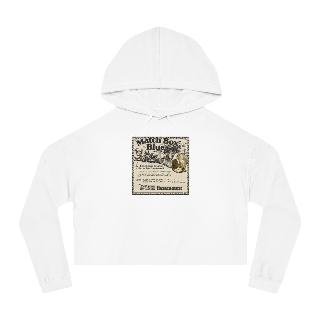 Blind Lemon Jefferson - Women's Cropped Hooded Sweatshirt