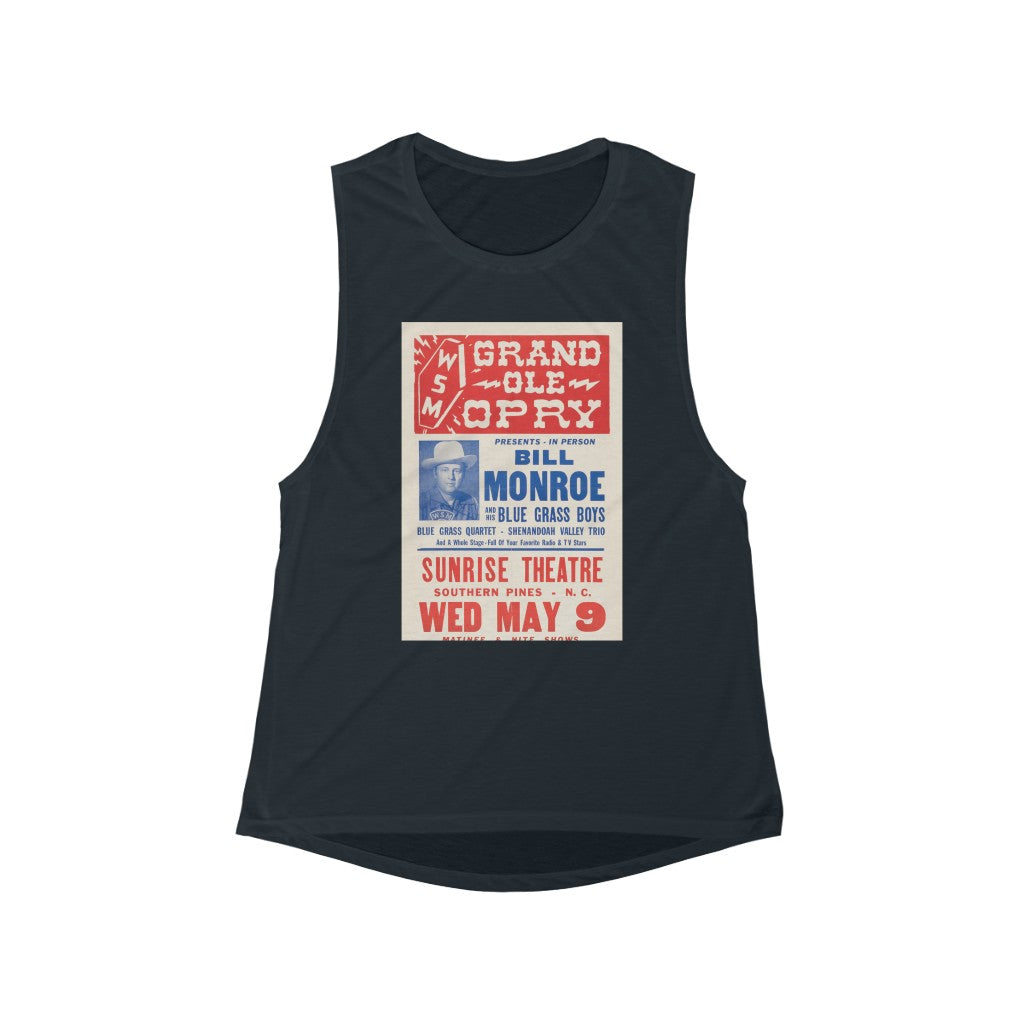 Bill Monroe - Women's Flowy Scoop Muscle Tank