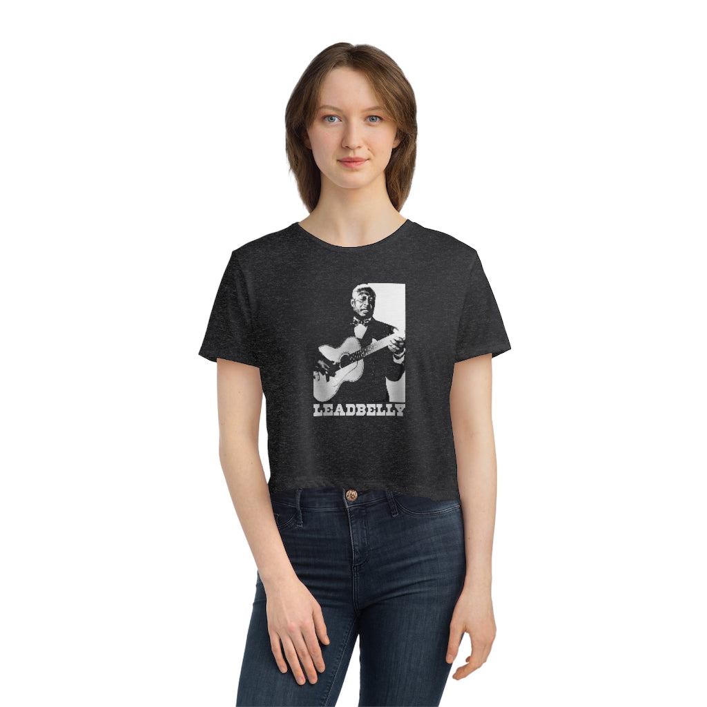 Leadbelly - Women's Flowy Cropped Teeed Tee