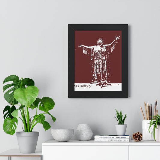 Ma Rainey - Framed Vertical Poster