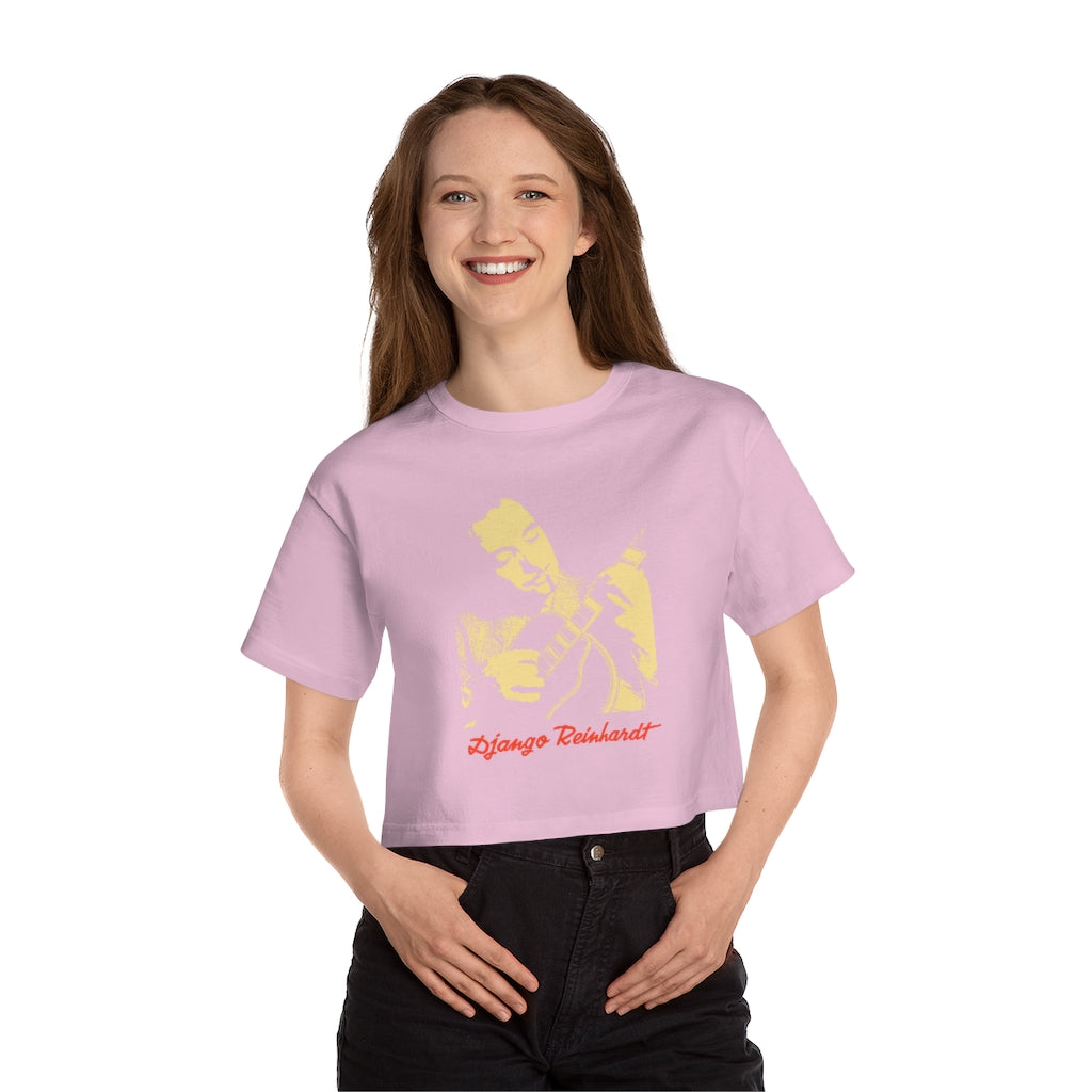 Django Reinhardt - Champion Women's Heritage Cropped T-Shirt