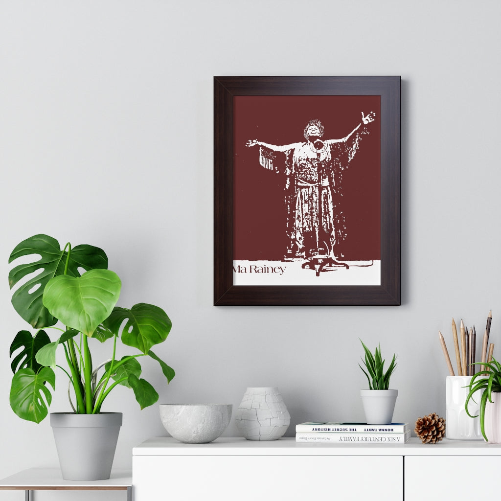 Ma Rainey - Framed Vertical Poster