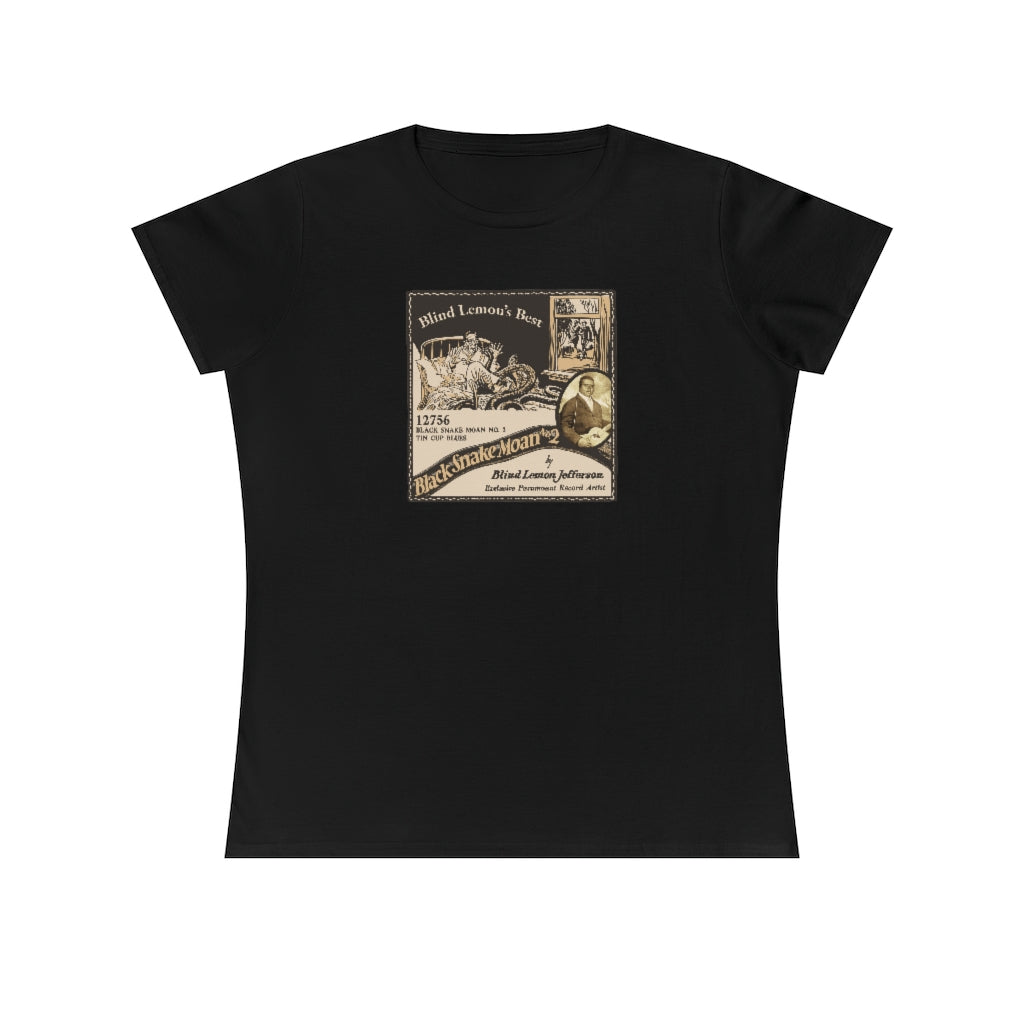 Blind Lemon Jefferson - Ladies' Premium Cotton T-Shirt