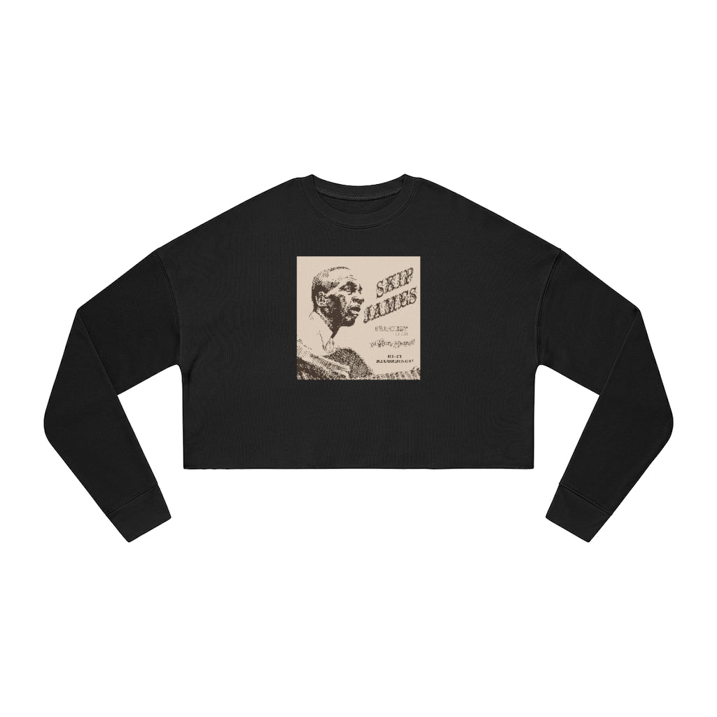 Skip James - Women's Cropped Sweatshirt