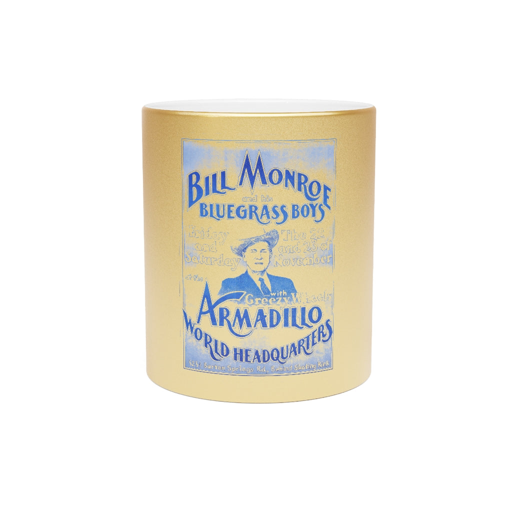 Bill Monroe - Metallic Mug (Silver or Gold)