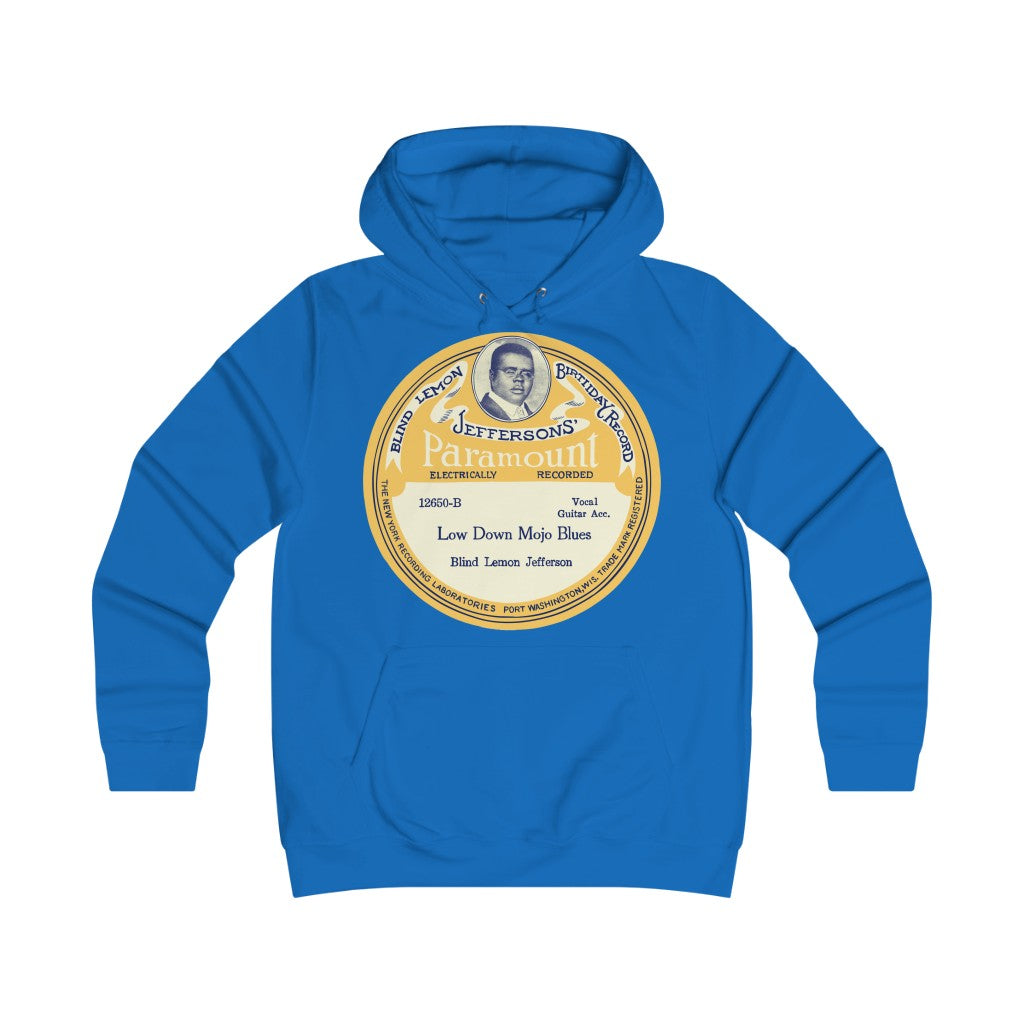 Blind Lemon Jefferson - Girlie College Hoodie