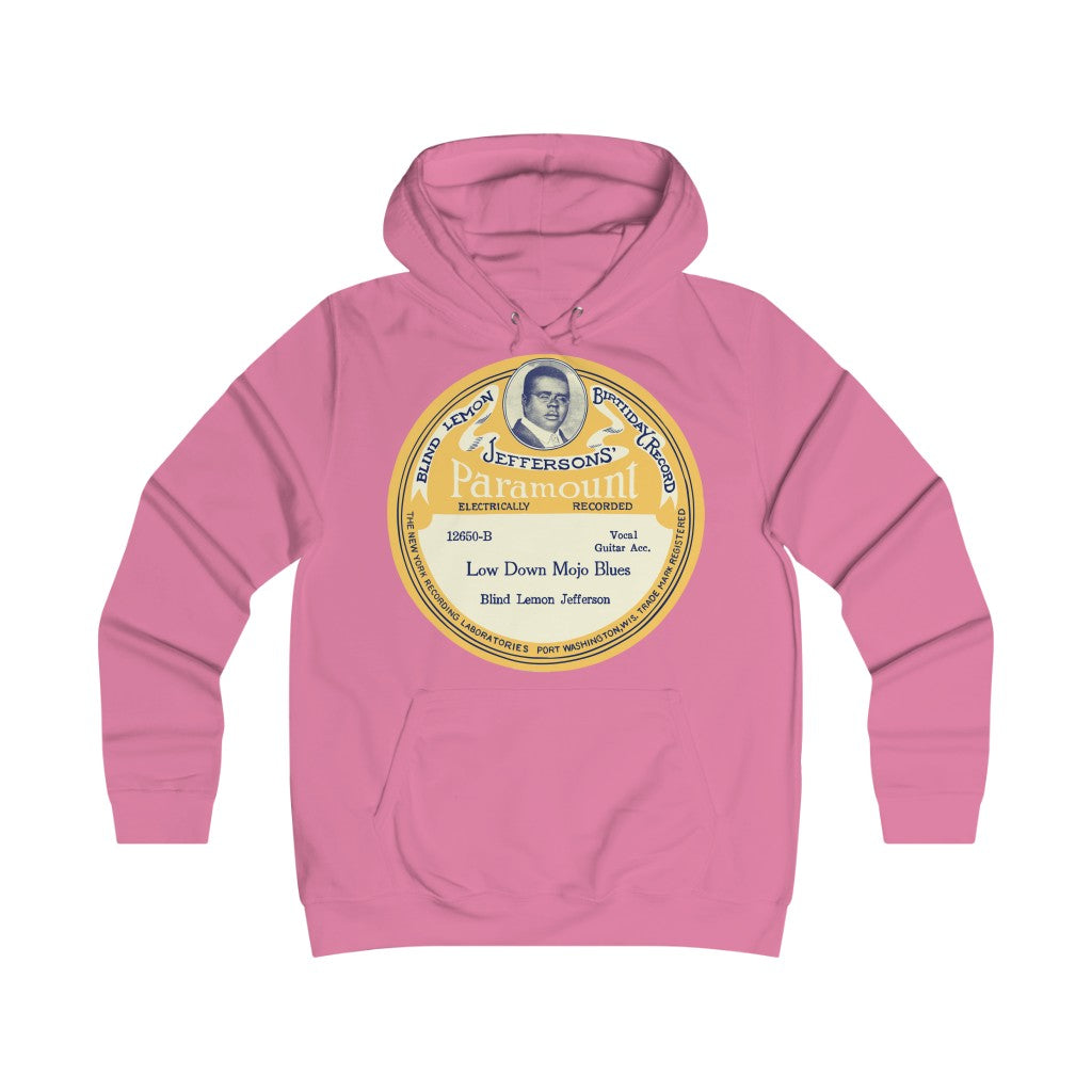 Blind Lemon Jefferson - Girlie College Hoodie