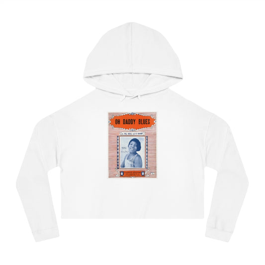 Bessie Smith - Women's Cropped Hooded Sweatshirt