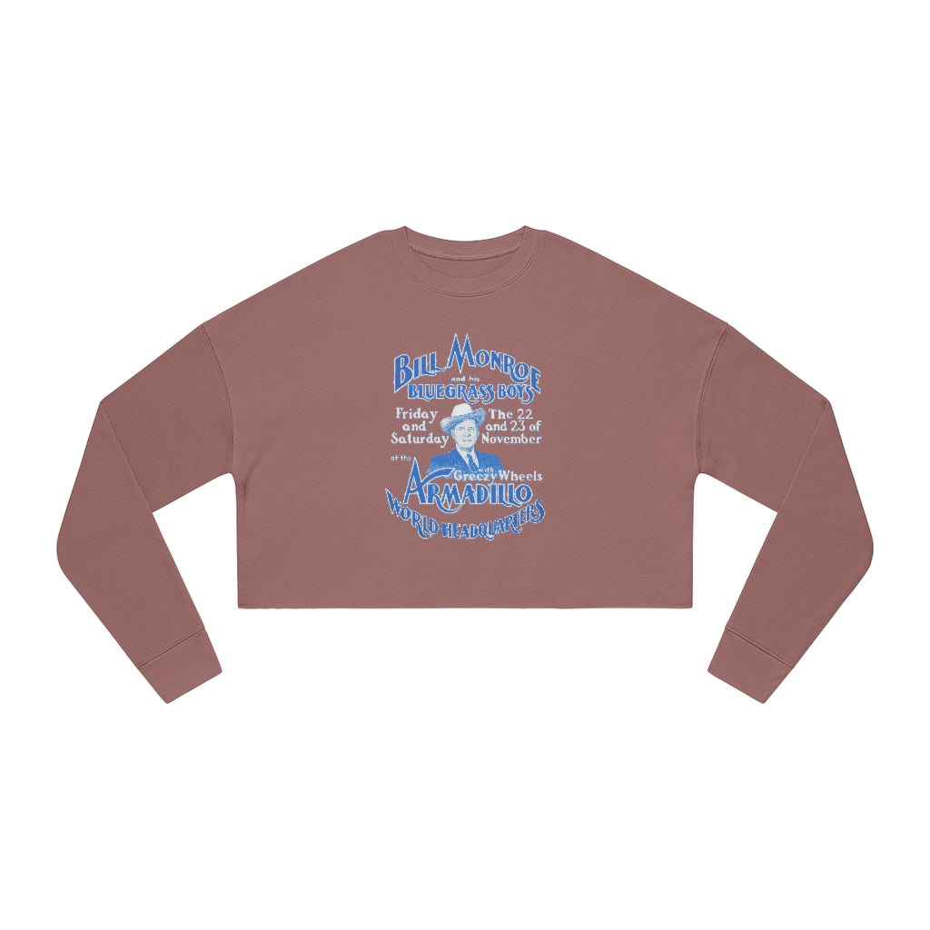 Bill Monroe - Women's Cropped Sweatshirt