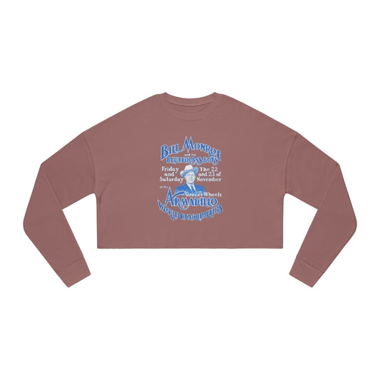 Bill Monroe - Women's Cropped Sweatshirt