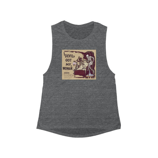 Skip James - Women's Flowy Scoop Muscle Tank