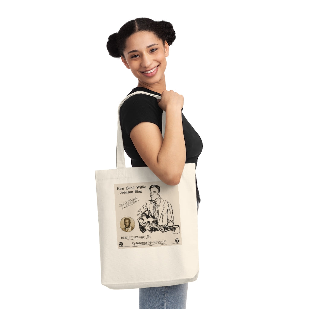 Blind Willie Johnson - Woven Tote Bag