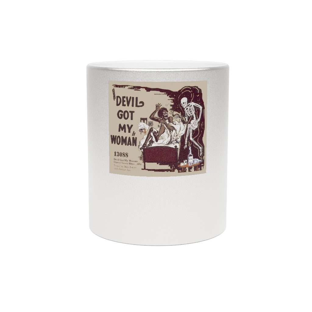 Skip James - Metallic Mug (Silver or Gold)