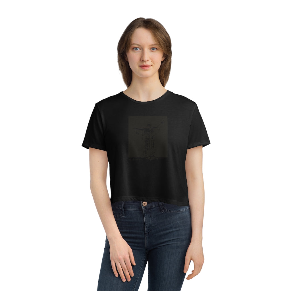 Ma Rainey - Women's Flowy Cropped Teeed Tee