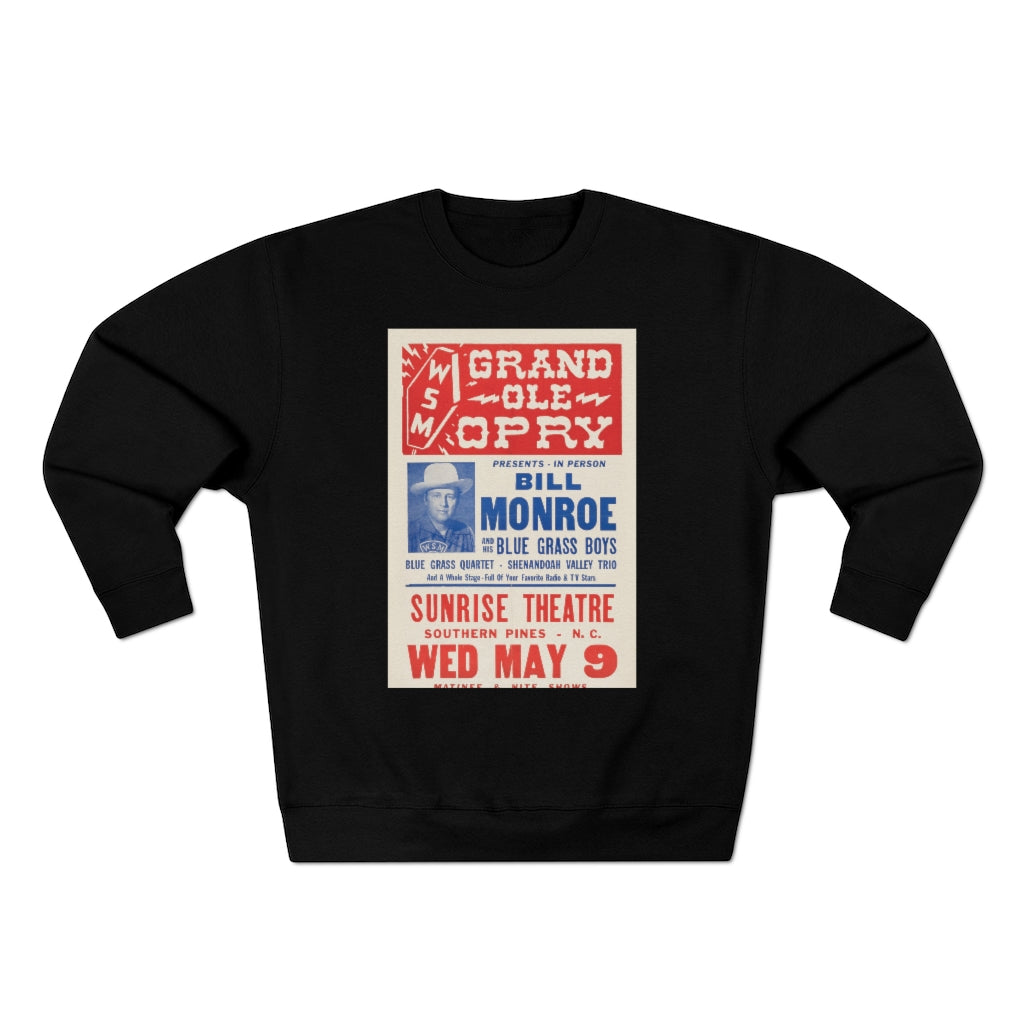 Bill Monroe - Unisex Premium Crewneck Sweatshirt