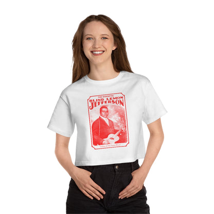 Blind Lemon Jefferson - Champion Women's Heritage Cropped T-Shirt